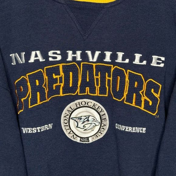 VTG Nashville Predators Crewneck Lee Sport - Picture 3 of 5
